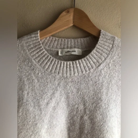 New Everlane Crew Neck Wool Sweater Size Large - Picture 2 of 9